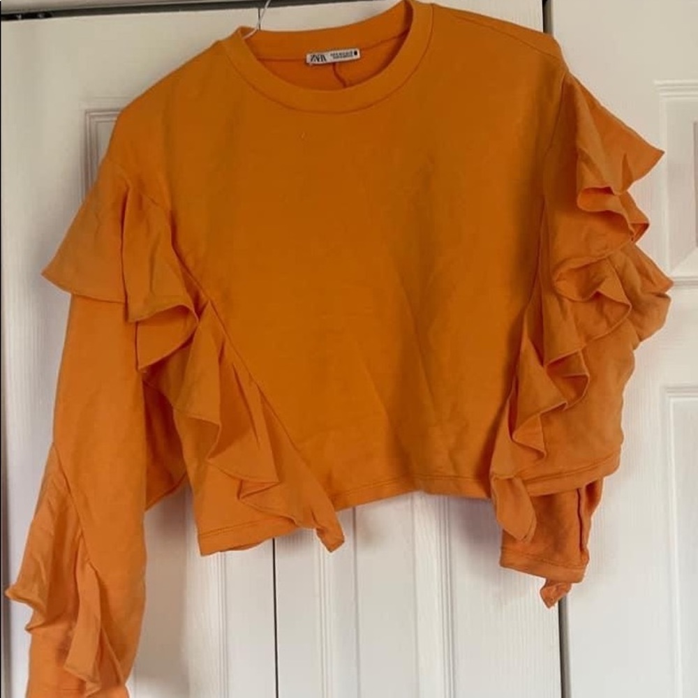 Orange Zara Sweater